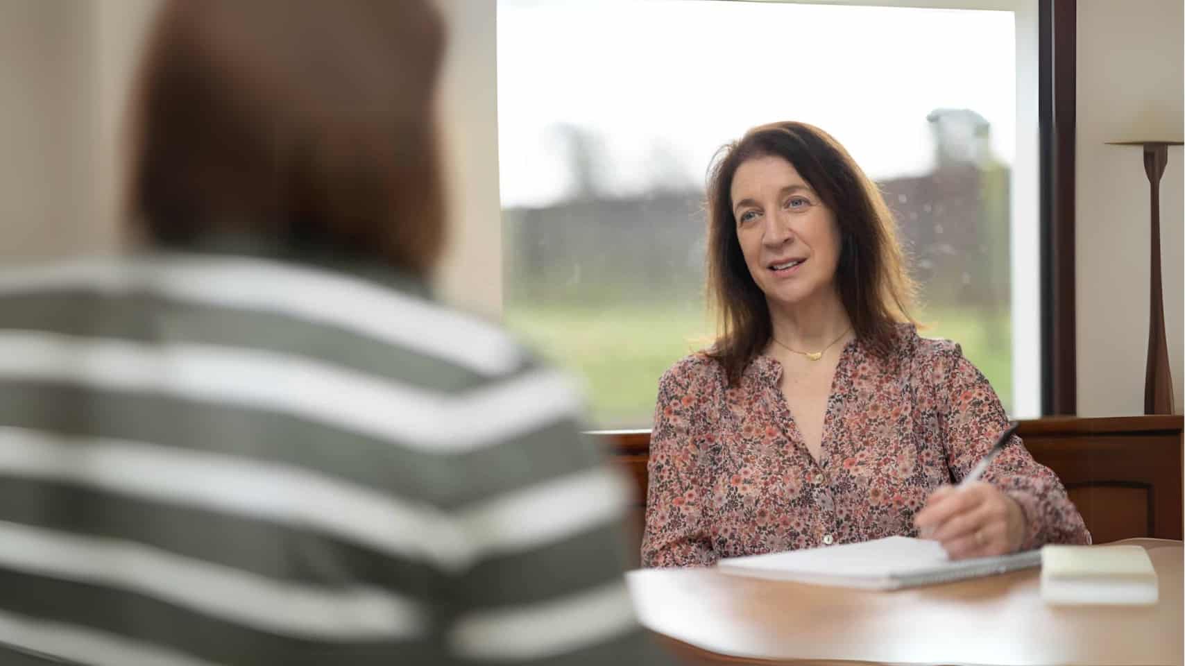 Family mediation consultation session in Northern Ireland office